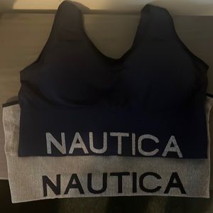 One grey one dark blue size 3x nautica sports bras Size 3x
